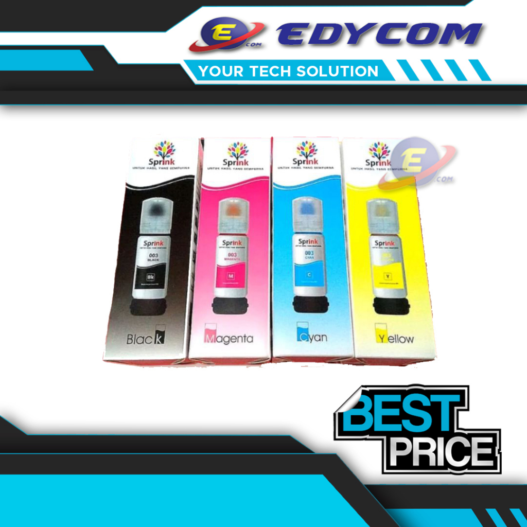Jual Tinta SPRINK EPSON 003 - For L1110 L1210 L3110 L3210 L3150 L3250 ...