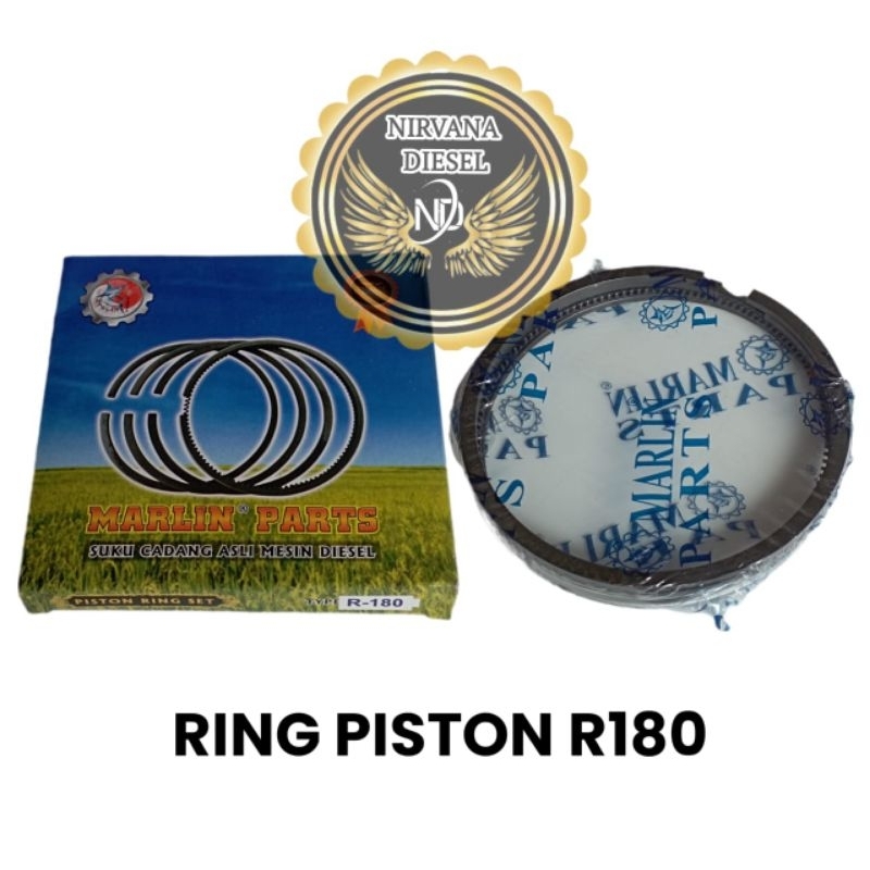 Jual R180 R180A 8pk 8hp Ring piston pir seker per seker seher | Shopee ...