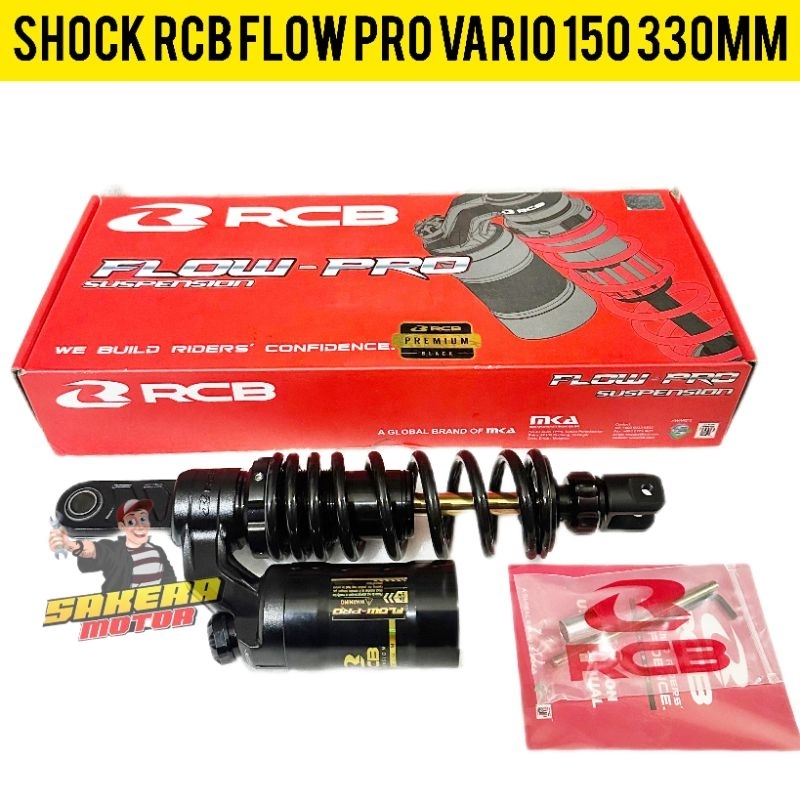 Jual Shock breaker Original RCB Flow pro black series vario 330mm/Shock ...