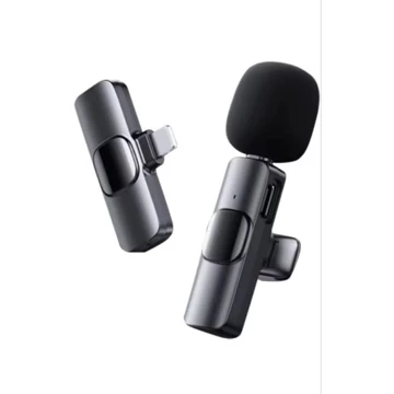 K8 K9 Microphone Wireless Mic Clip On Vlo Smartphone Type C Type Ios