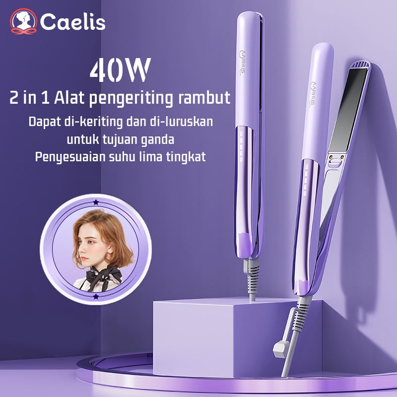 Jual Caelis 5 Tingkat 2 in1 Alat Pengeriting Rambut Catokan Pelurus ...