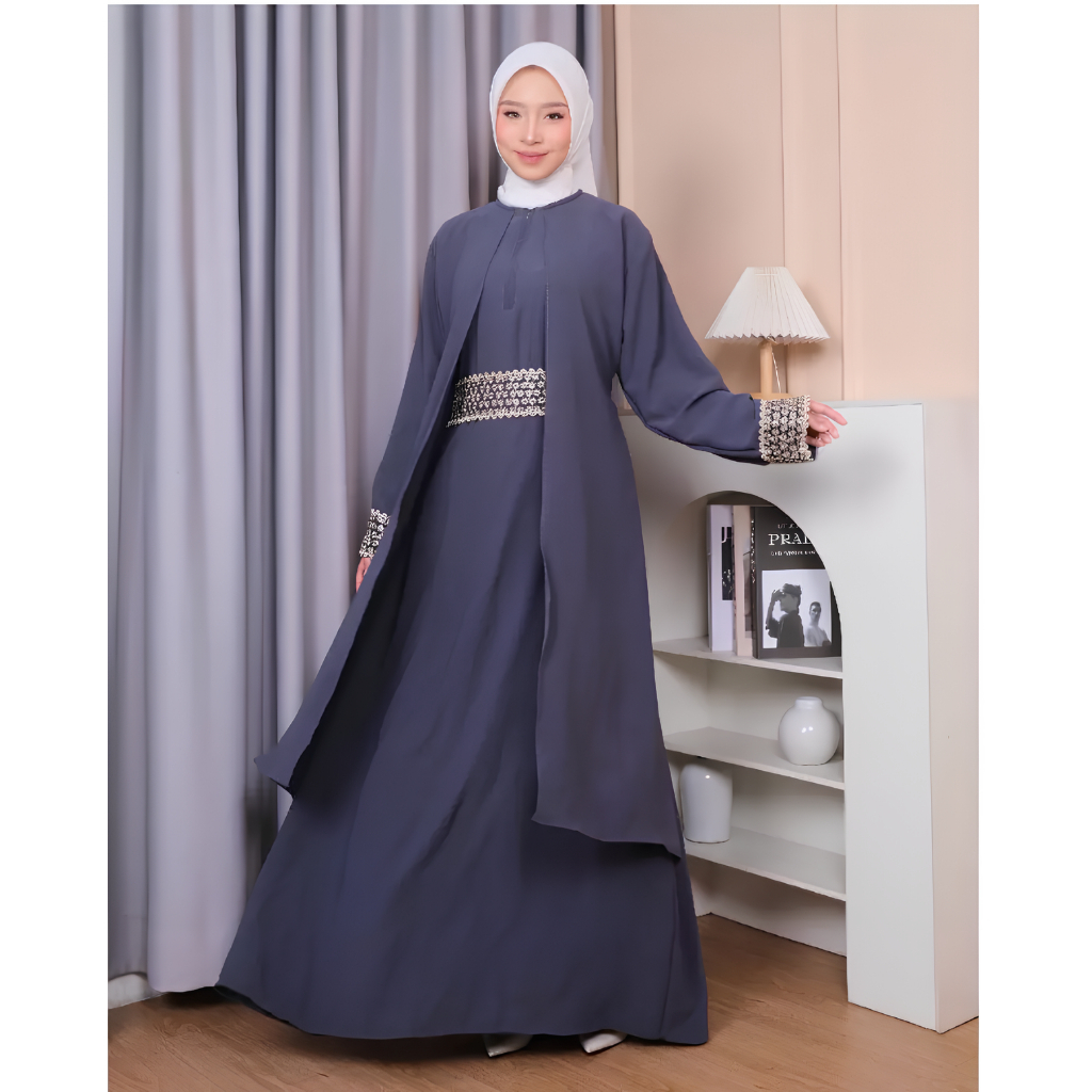 Jual Shela Abaya Gamis Dress Muslim Wanita Terbaru Model Abaya Turkey ...
