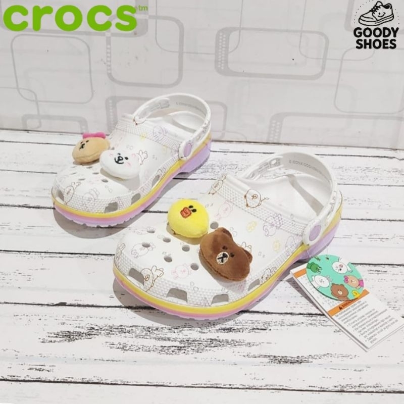 Jual SANDAL CROCS LINE AND FRIENDS - CROCS LINE FRIENDS - SANDAL CROCS ...