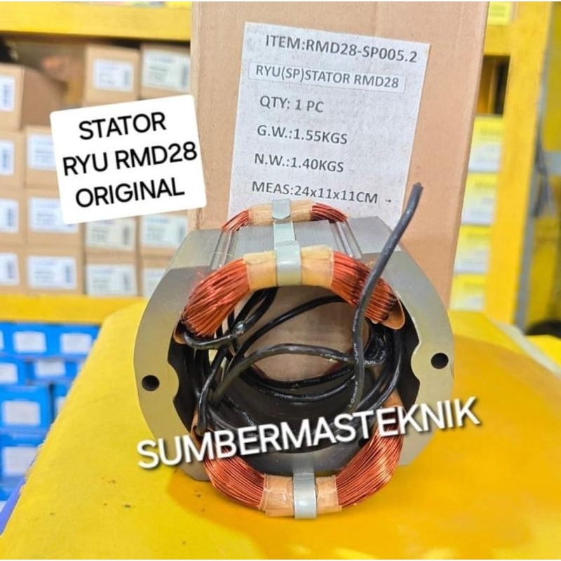 Jual STATOR RYU RMD28 BANTALAN RUMAH ANGKER MESIN BOR MAGNET RYU RMD 28 ...