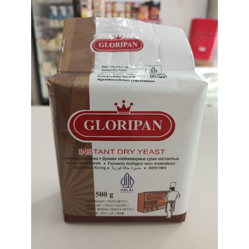Jual RAGI INSTAN RAGI ROTI DONAT GLORIPAN 500GRAM | Shopee Indonesia
