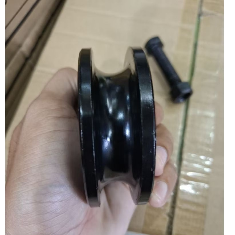 Jual roda besi/roda pagar/roda gerbang/roda pulley 3 inchi ( 7,5 - 8 cm ...