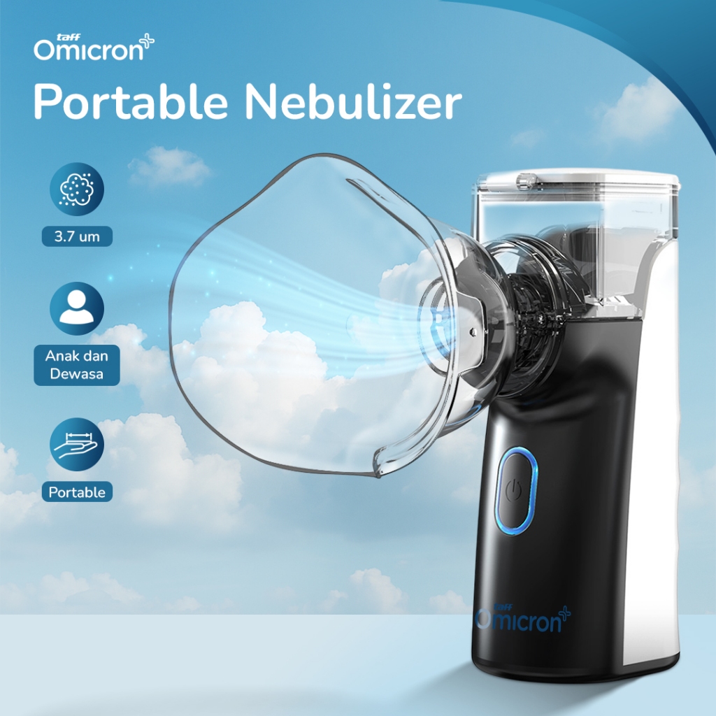 Jual TaffOmicron Alat Terapi Pernapasan Handheld Nebulizer Inhaler ...