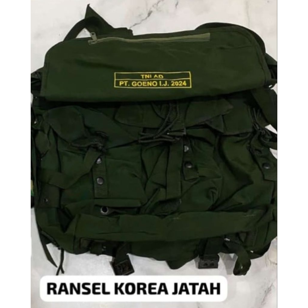Jual Ransel Tempur/Korea/protap spek Original Jatah TNI | Shopee Indonesia