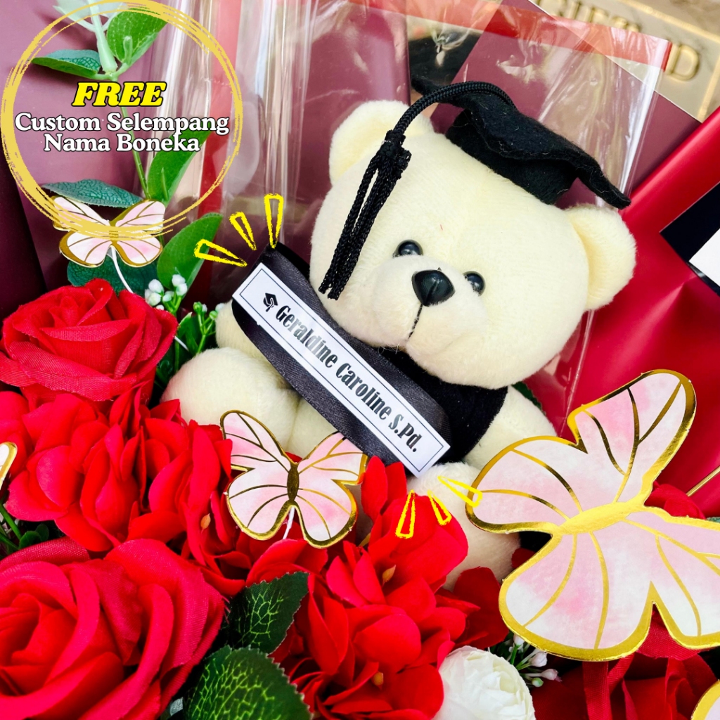 Jual BUKET BONEKA WISUDA / BUKET WISUDA / BUKET BUNGA ARTIFICIAL ...