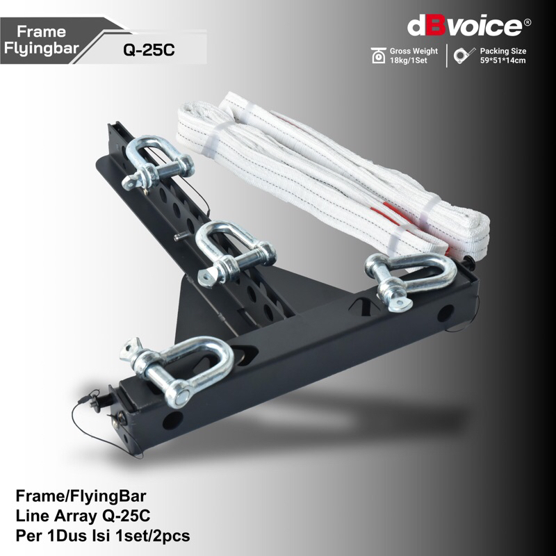 Jual Flybar Line Array dbvoice Q 25C Original Flying Bar dB Q-25 C ...