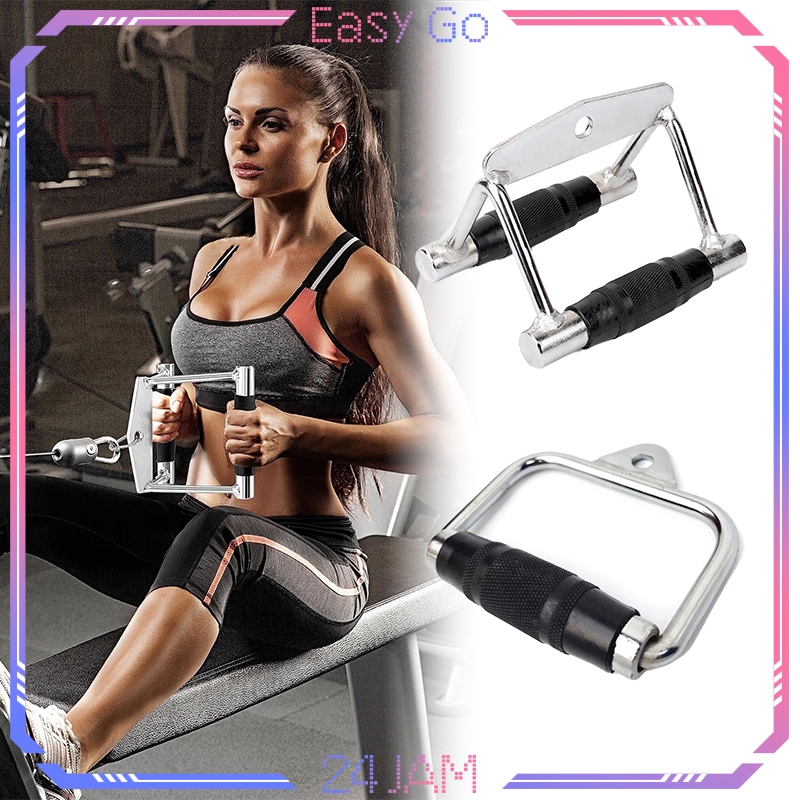 Jual D Handle Gym Single Dual Pegangan Alat Gym Handle Pull Down Handle ...