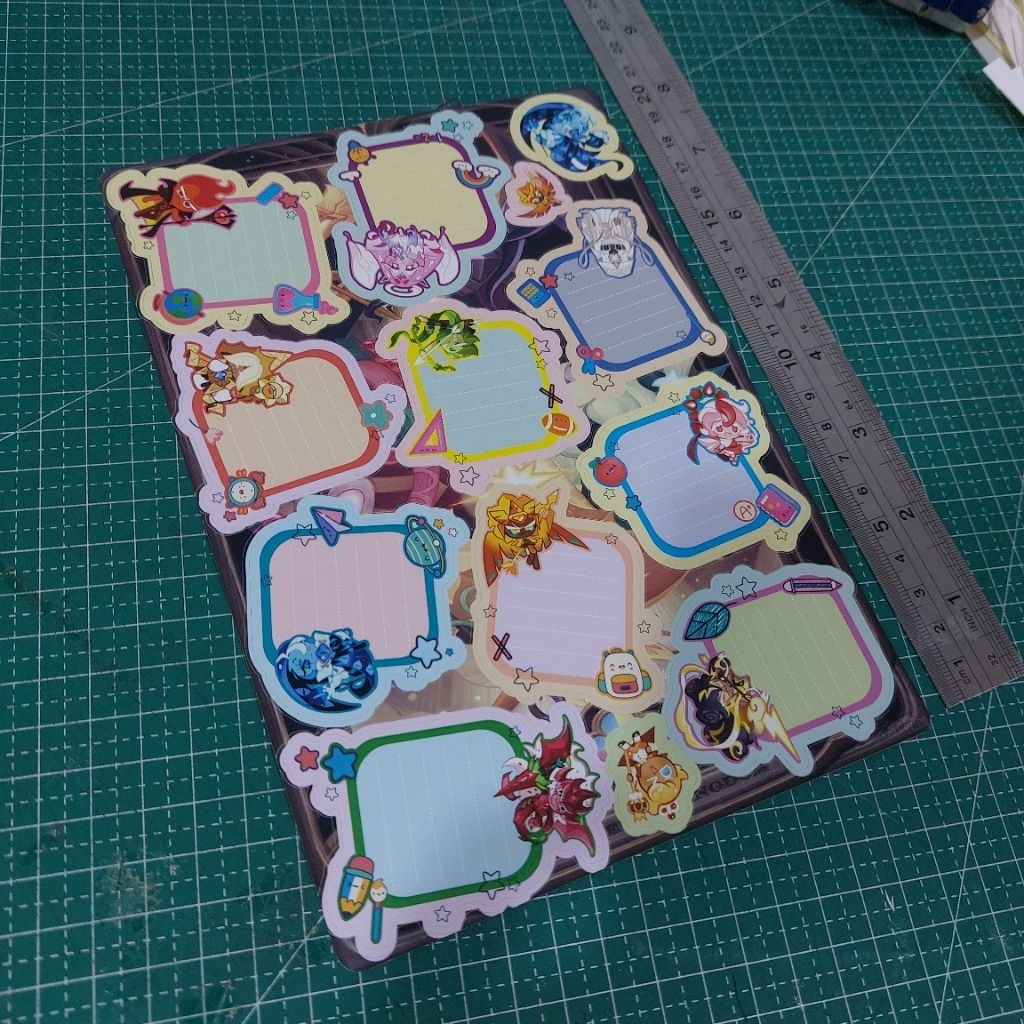 Jual Sticker Label CRK Cookie run kingdom label nama label mata ...