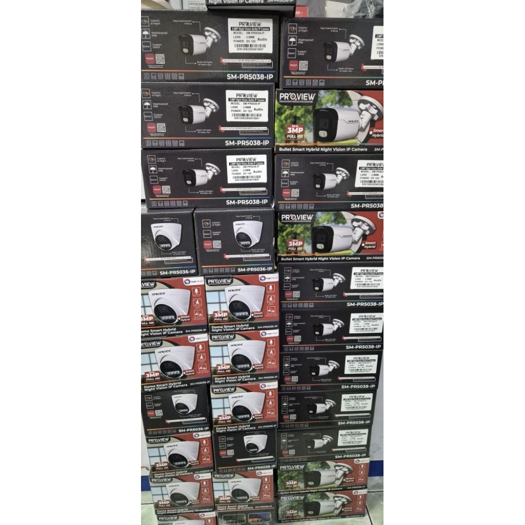 Jual PROVIEW SM-PR5038-IP Bullet Color Night Vision IP Audio Camera ...