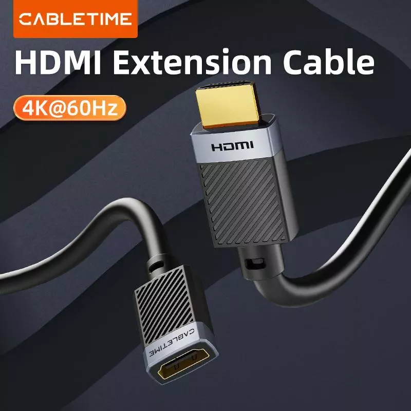 CABLETIME Kabel HDMI Extension 4K Perpanjangan HDMI Male To Female