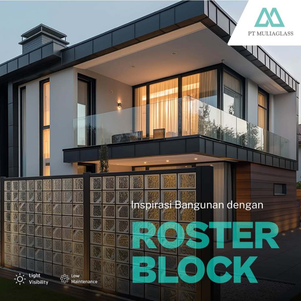 Jual Glass Block Roster Mulia Model Wave | Shopee Indonesia