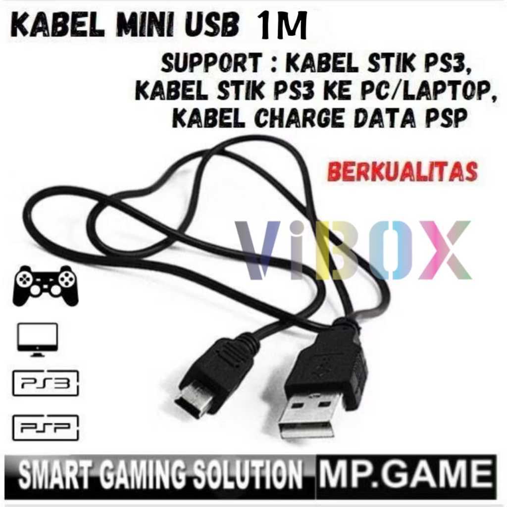 Jual Kabel Data Mini USB Charger Cas Stik Game PlayStation PSP PS3 ...