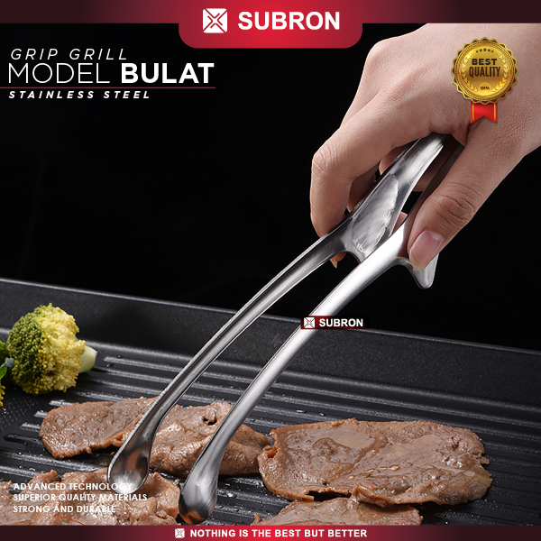 Jual SUBRON Grip Grill Model Bulat 8inch 10inch Capitan Jepitan Makanan ...