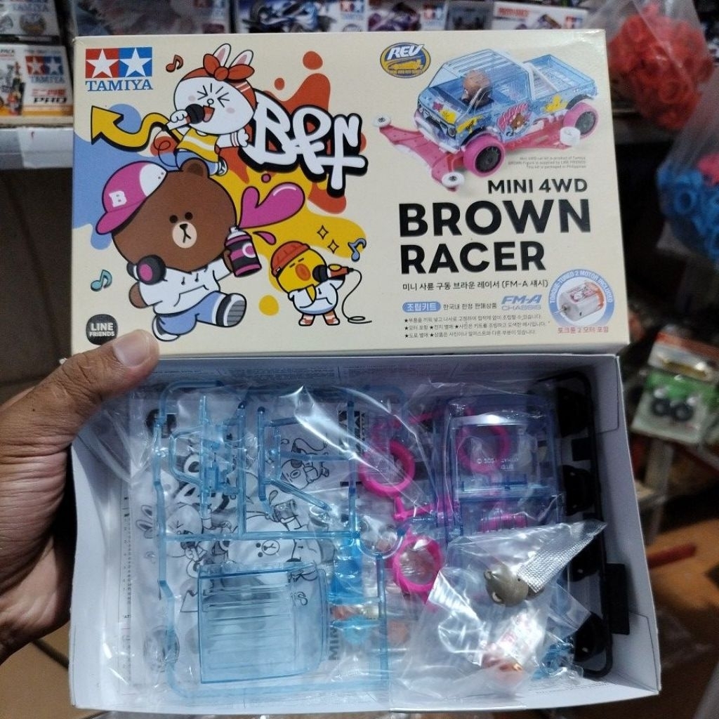 Jual TAMIYA 92443 BROWN RACER LINE FRIENDS ( MINUS/TANPA CHASSIS SET ...