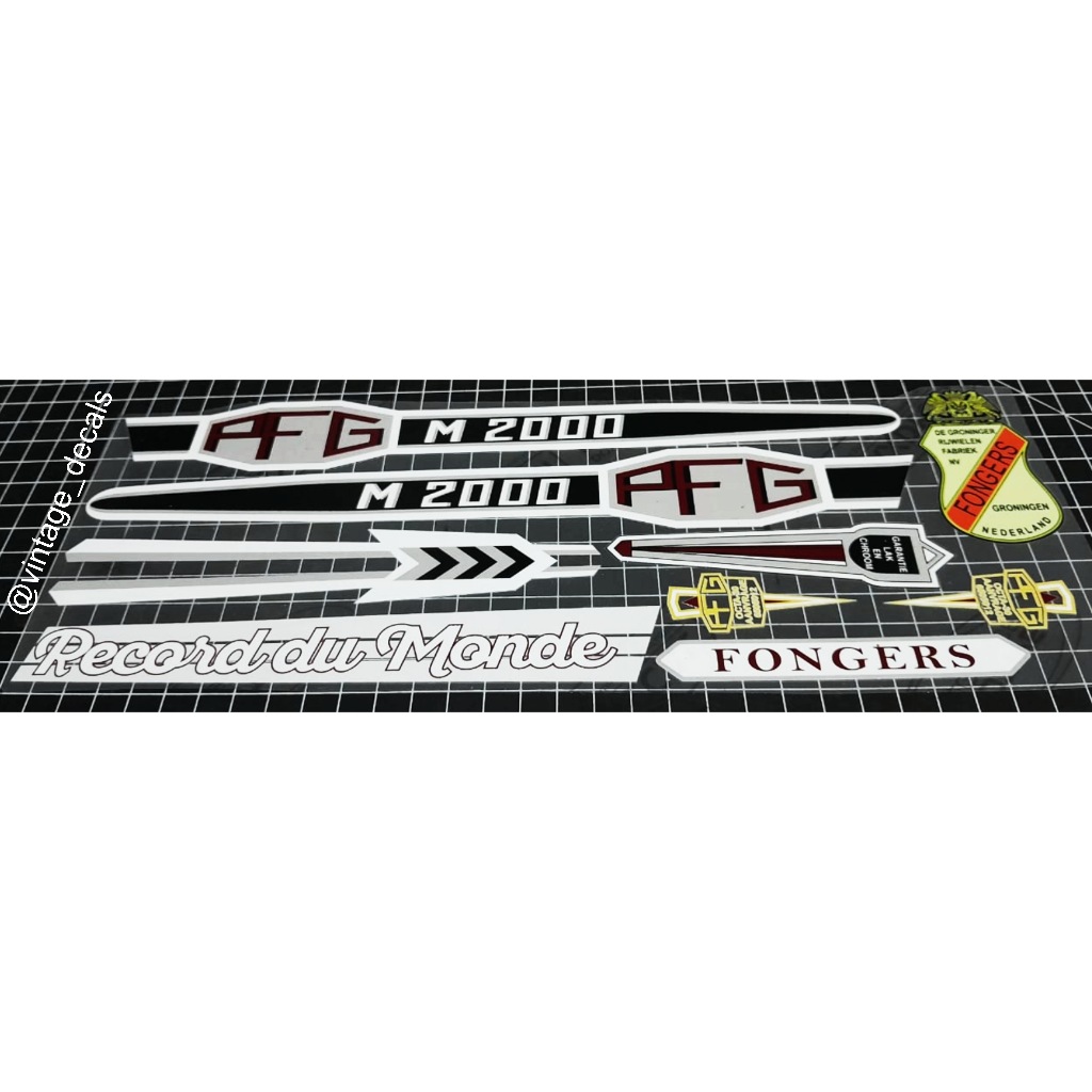Jual sticker sepeda FONGERS PFG M2000 | Shopee Indonesia