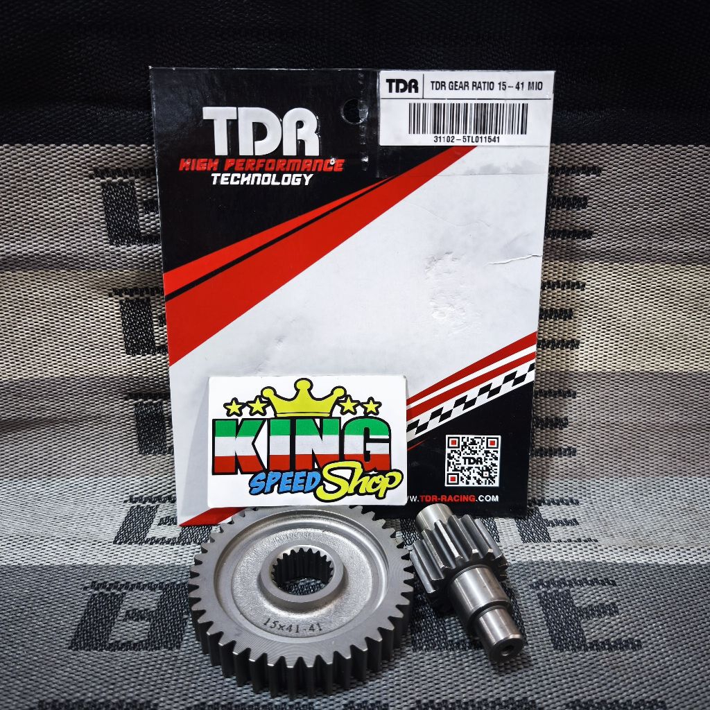 Jual GEAR RASIO TDR GIGI RASIO 15 / 41 UNTUK YAMAHA MIO / NOUVO / FINO ...