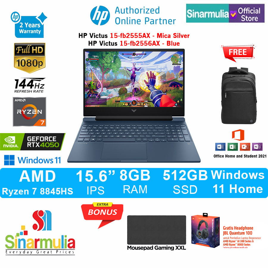 HP Victus 15 - Ceramic White