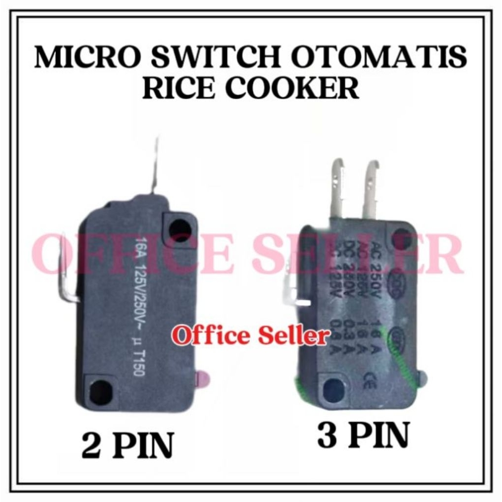 Jual MICRO SWITCH 2 PIN 3 PIN / SAKRAL MICRO OTOMATIS RICE COOKER ...
