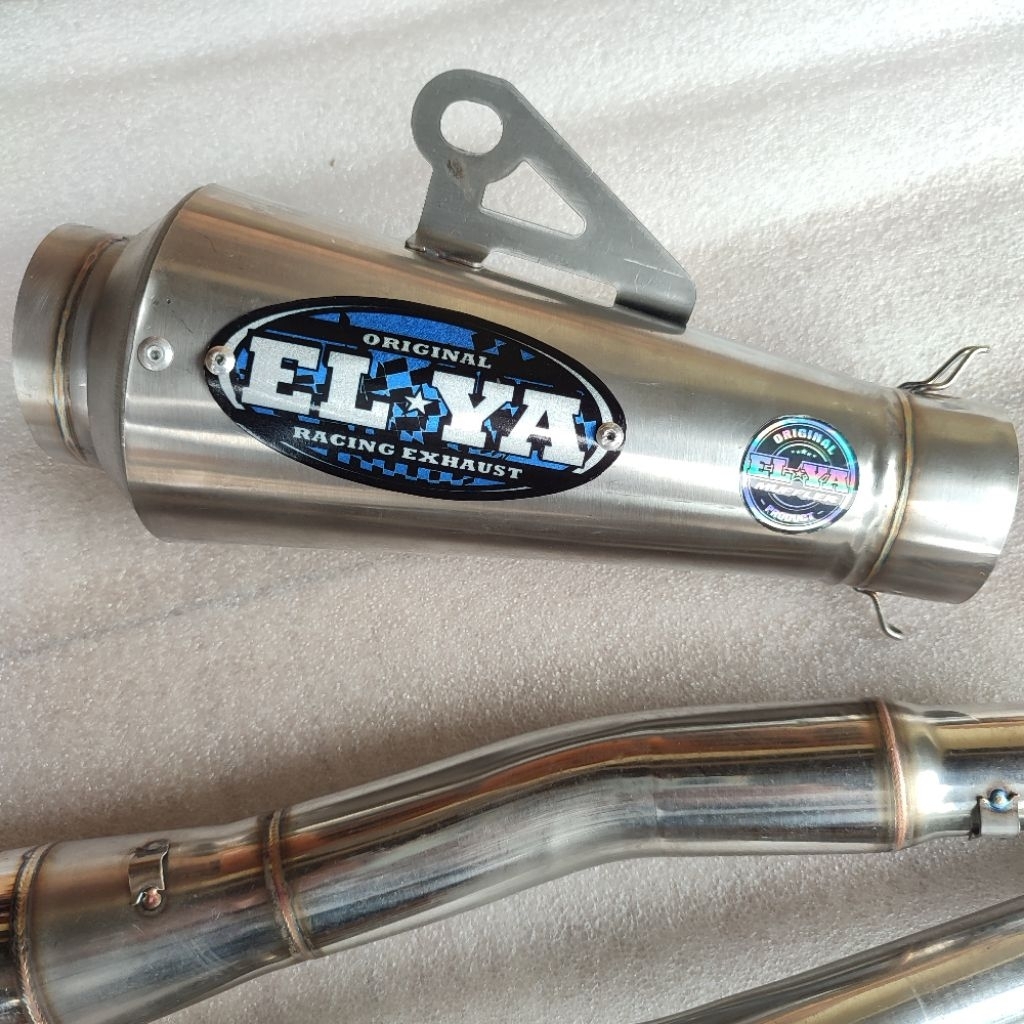 Jual knalpot racing original ELYA model fantera leher netral pnp Supra ...