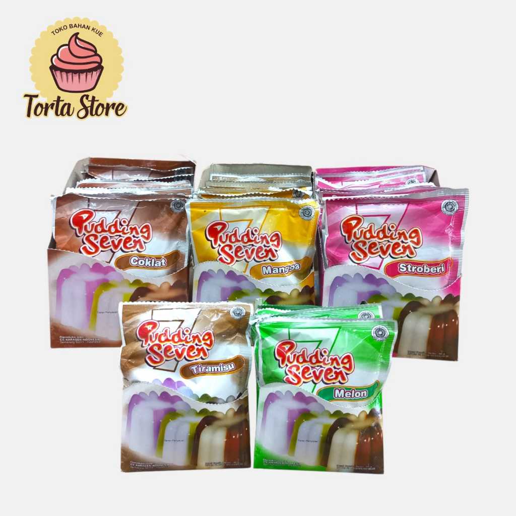 Jual Pudding Seven Bubuk Aneka Rasa (1 sachet) | Shopee Indonesia