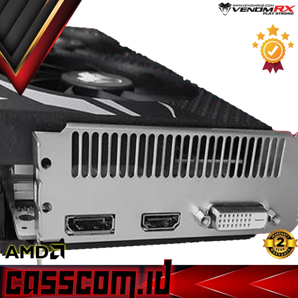 Jual VGA VenomRX RX590 8GB GDDR5 Dual Fan | AMD Radeon RX 590 8GB 256 ...