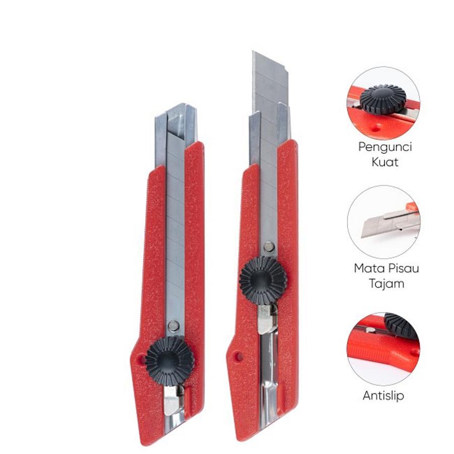 Jual Cutter L500 L 500 L-500 Kater Cuter Besar ATK | Shopee Indonesia