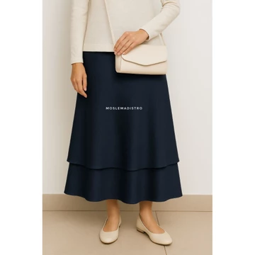 Rok Satin Skirt Premium Dengan Furing Rok Melayu Panjang