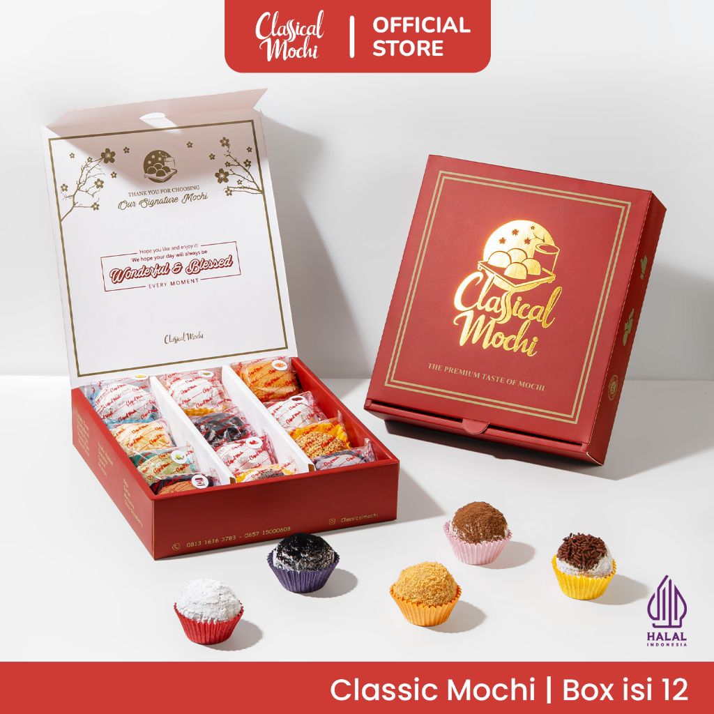 Jual Box isi 12 - Classical Mochi | Shopee Indonesia