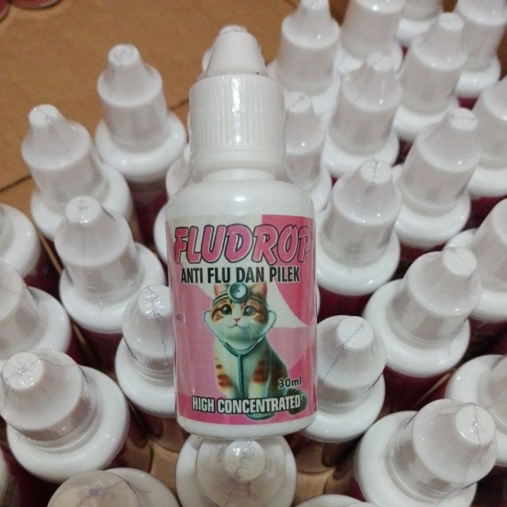 Jual FLUDROP obat flu pilek ingus kucing anjing kelinci dll no flucat ...