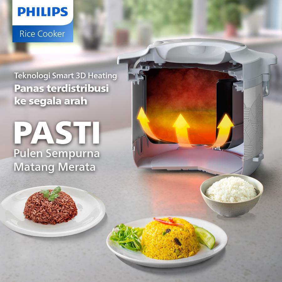 Jual PHILIPS Rice Cooker HD-3003 1.8 Liter HD3003 HD 3003 Garansi Resmi ...
