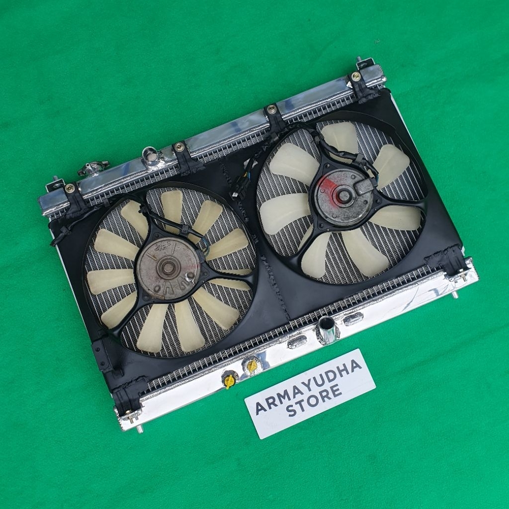 Jual Paket Radiator Racing Honda Jazz GK5 Alumunium Tebal dengan kipas ...