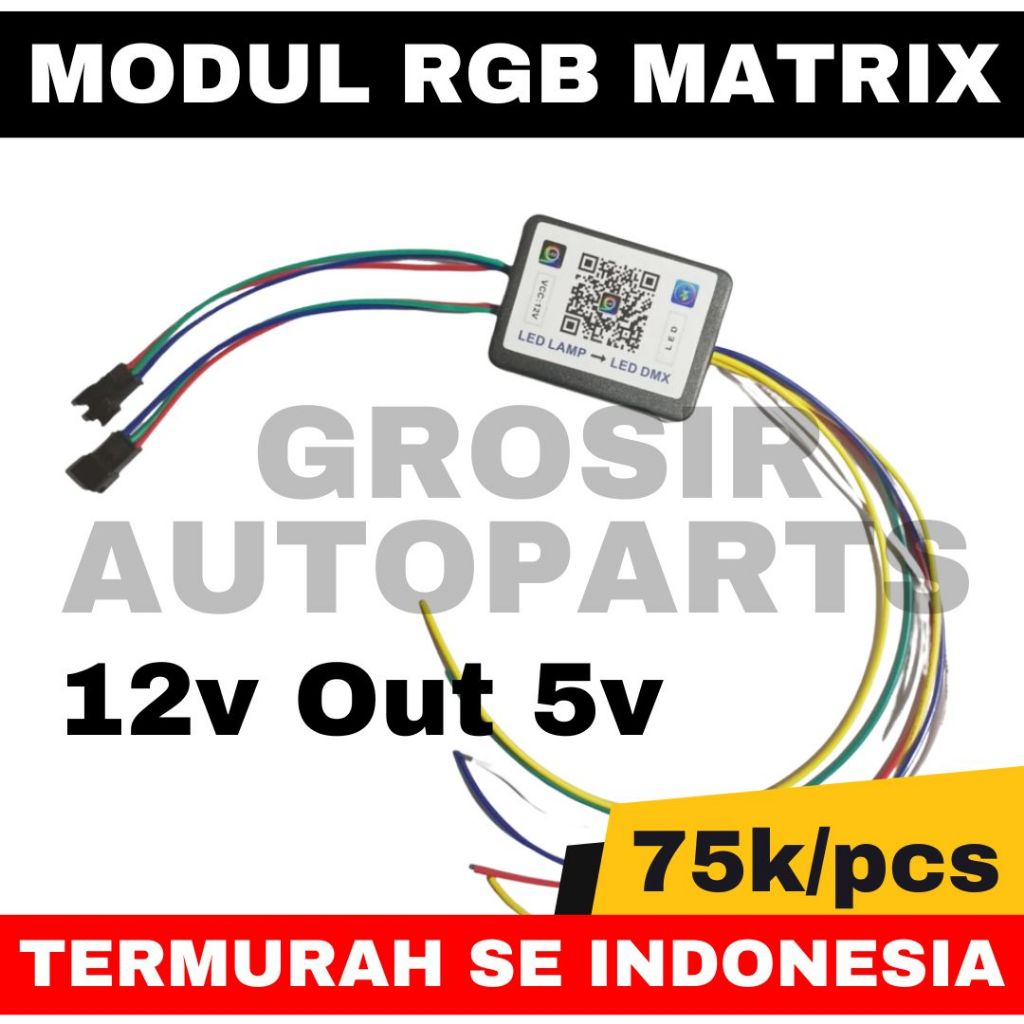 Jual Modul RGB MATRIX MODUL LEDLAMP 210 MODE, 3 WELCOME MODE, 3 MODE ...