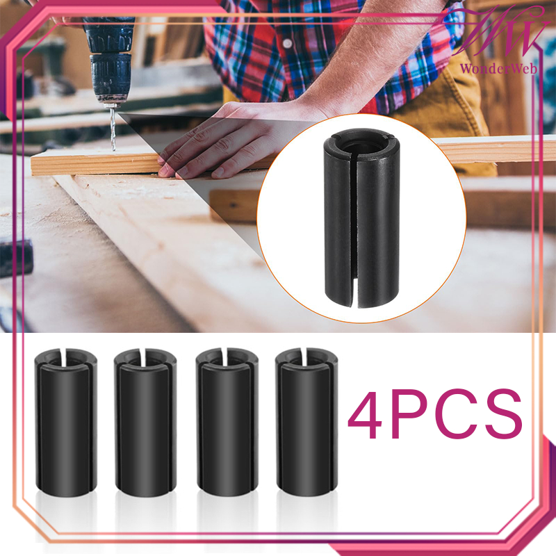 Jual 4pcs/Set Collet Chuck Adapter Mesin Router 12,7mm Chuck Collet ...