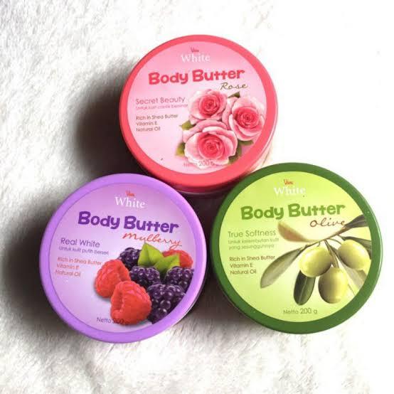 Jual Viva White Body Butter 200gr / Mulberry / Rose / Olive | Merah ...