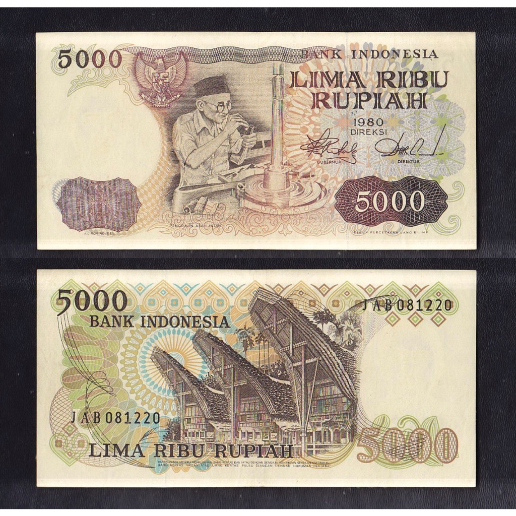Jual Uang kuno 5000 rupiah tahun 1980 Pengasah Intan | Shopee Indonesia