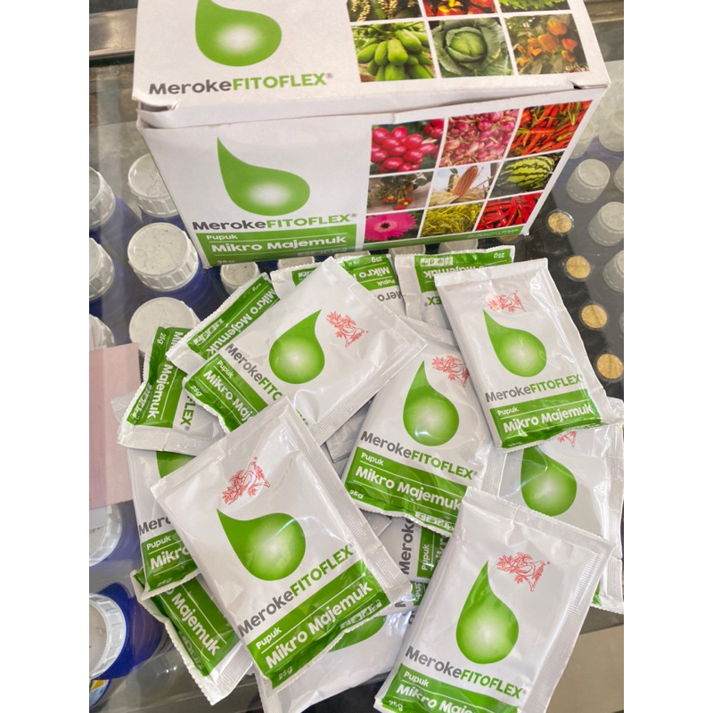 Jual Meroke FITOFLEX 2.5 gram Pupuk Mikro Majemuk Lengkap | Shopee ...
