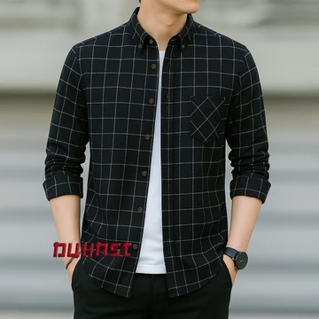 Kemeja Pria Lengan Panjang Flanel Import Unisex Motif Kotak DUHASTSHOP