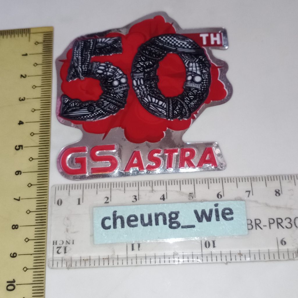 Jual Stiker / Sticker timbul GS Astra 50th 1bh | Shopee Indonesia
