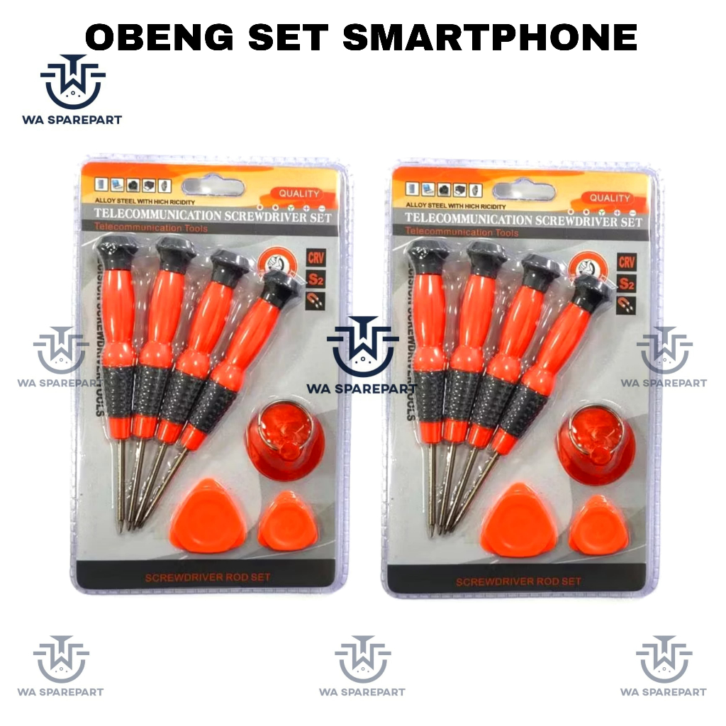 Jual TOOLS OBENG SET SATUAN + OPENING 7IN1 FOR ANDROID / IPHN LENGKAP ...