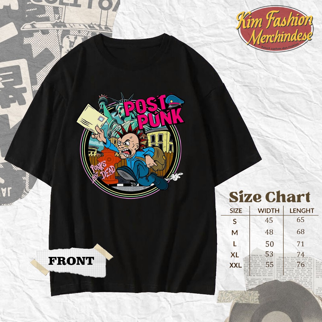 Jual KIMFASHION988 -Kaos Distro Anak Punk - POST PUNK - COCOK UNTUK ...