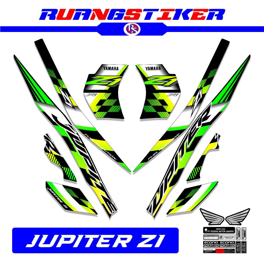 Jual STRIPING BODY YAMAHA JUPITER Z1 MOTIF 6 / 2015 / 2016 / 2017 ...