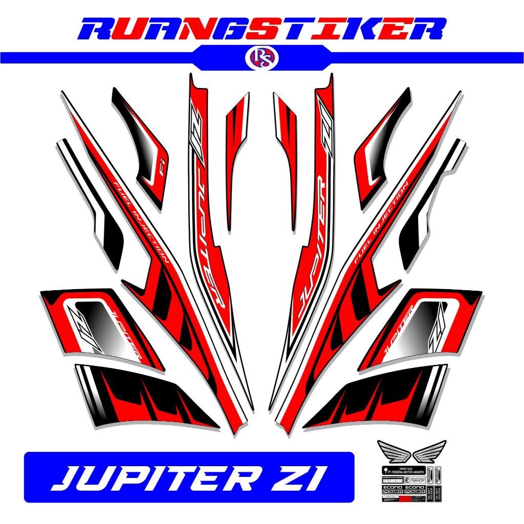 Jual STRIPING BODY YAMAHA JUPITER Z1 MOTIF 8 / 2015 / 2016 / 2017 ...
