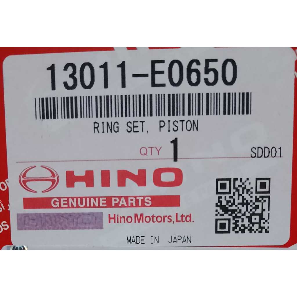 Jual RING PISTON HINO LOHAN 1 SET /H13011-E0650 | Shopee Indonesia