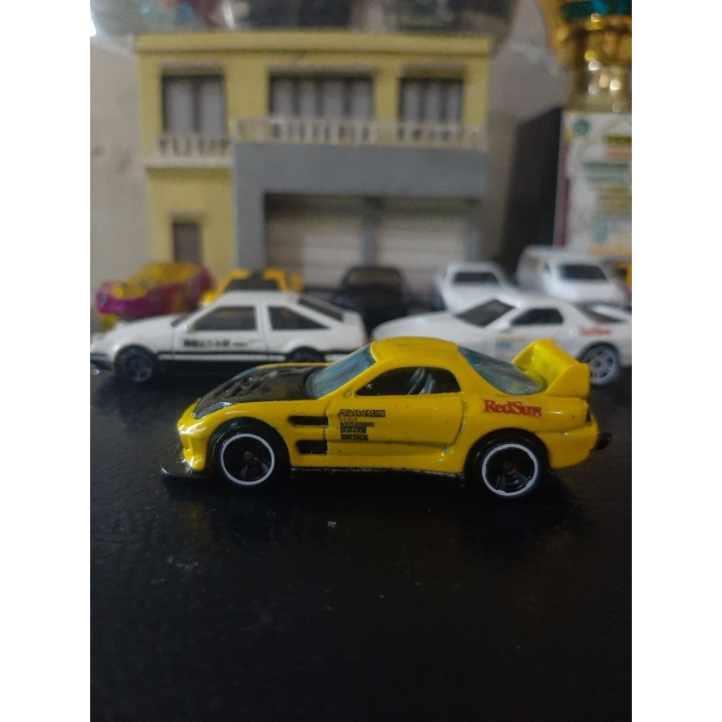 Jual Hot wheels 24/seven Mazda RX7 Ryosuke initial D Final stage custom ...