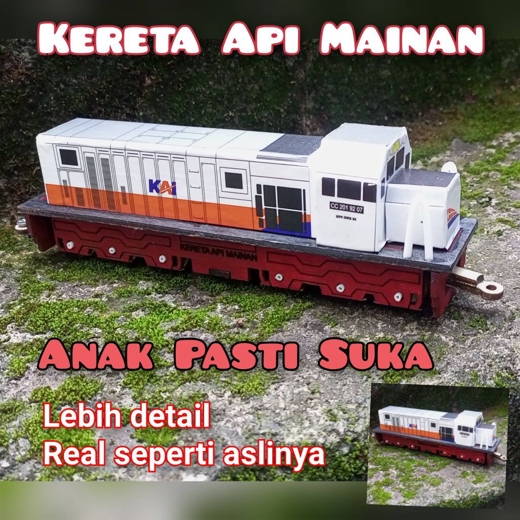 Jual Kereta Api Mainan Indonesia Anak Pasti Suka Mirip AsliNya | Shopee ...