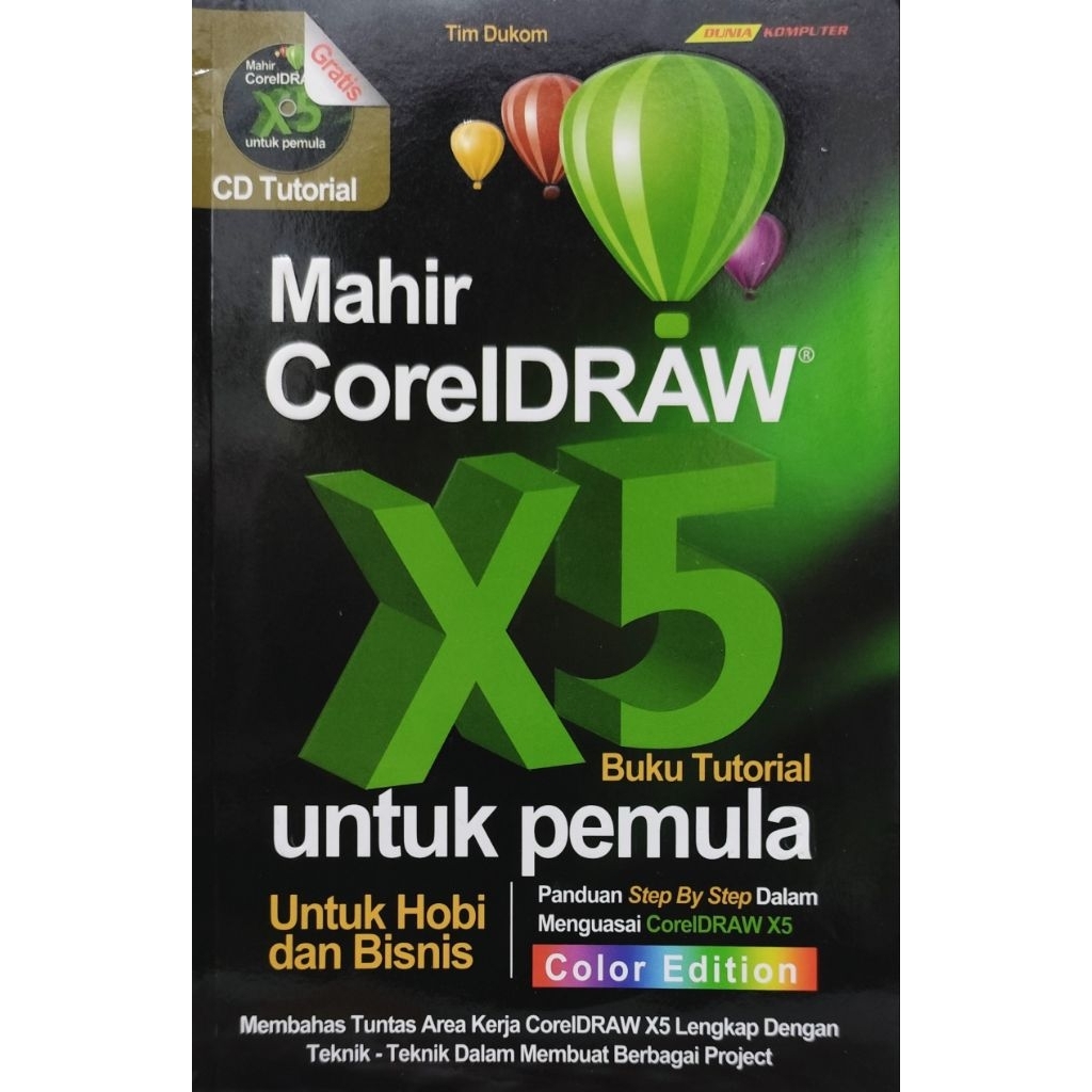 Jual Buku mahir coreldraw X5 buku tutorial untuk pemula | Shopee Indonesia